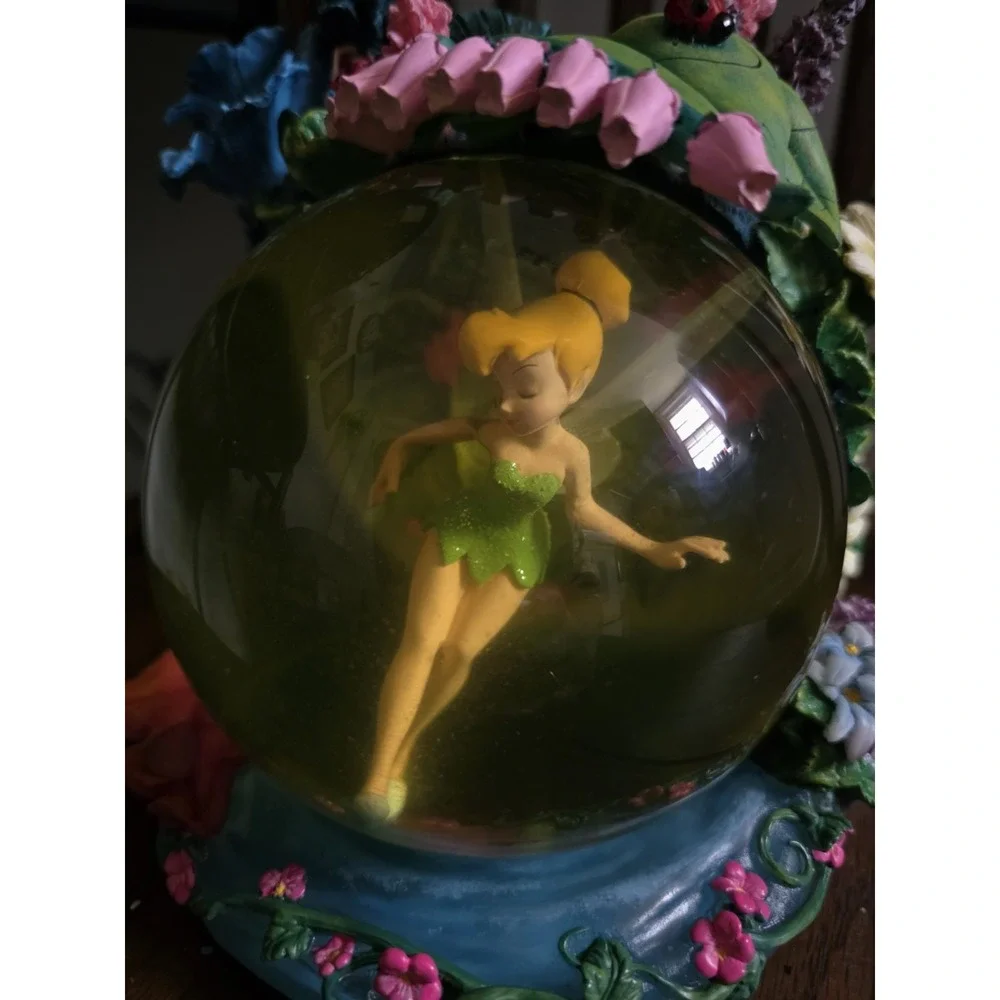 🧚✨ **FINAL ONE! Disney Tinker Bell Musical Light-Up Snow Globe 